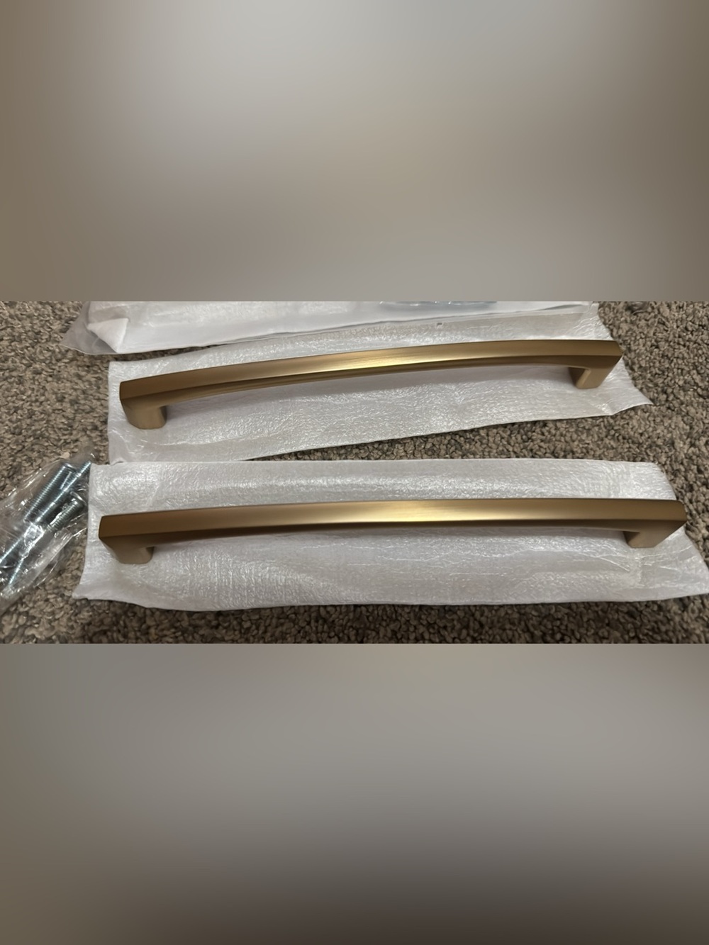 Amerdeco 9 Pack Champagne Bronze Cabinet Pulls 7 Inch